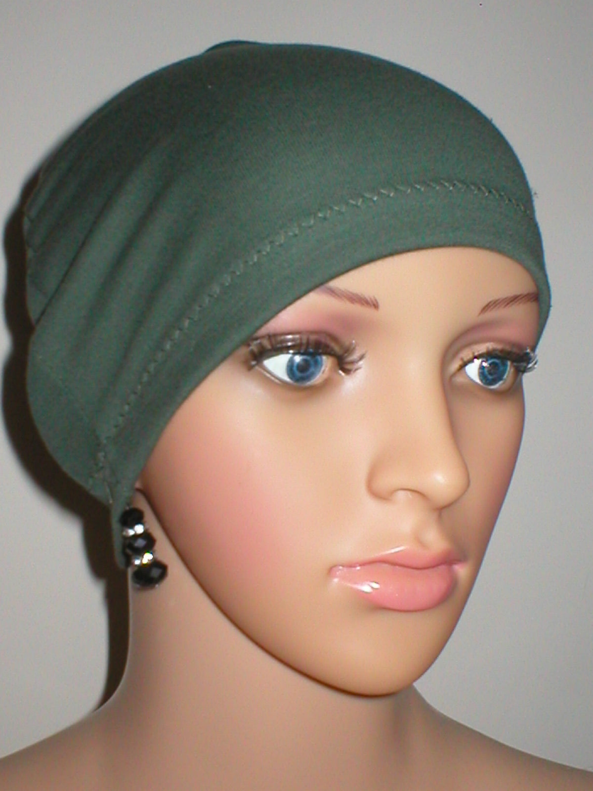 Chemo sleep cap olive