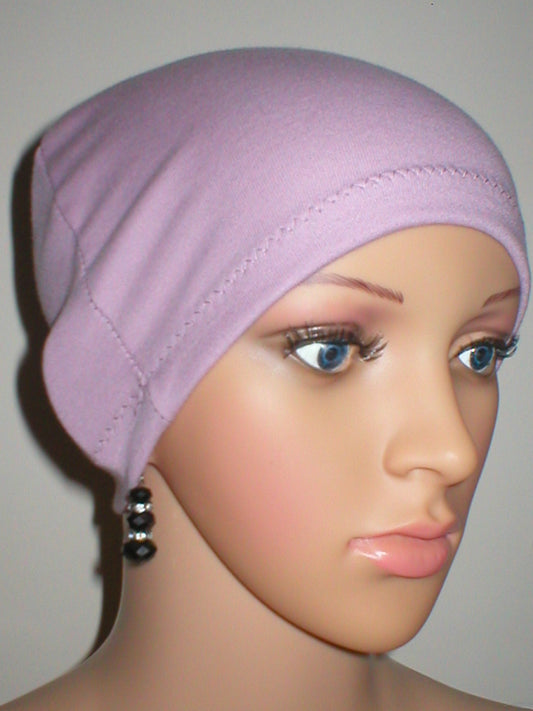 Cotton chemo sleep cap - Great for cancer hair loss or Alopecia - Gemma dusky