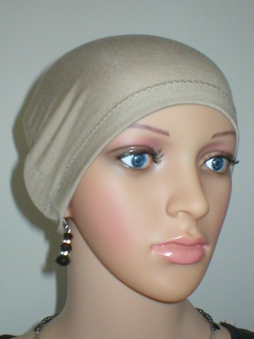 Soft lightweight comfortable chemo sleep hat/sleep cap - Chrissy Caramel