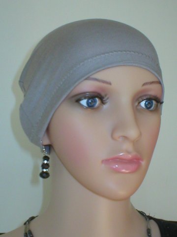 Soft lightweight comfortable chemo sleep hat/sleep cap - Chrissy Cappuccino