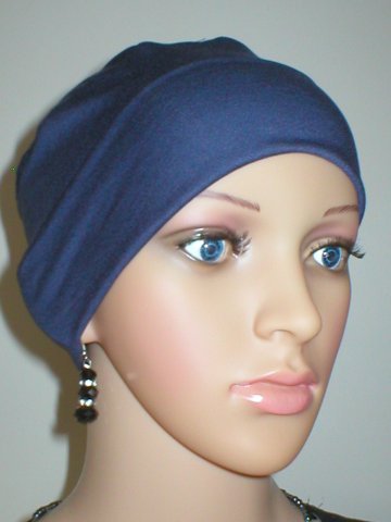 Soft comfortable base chemo hats for hair loss and alopecia - Olivia steel