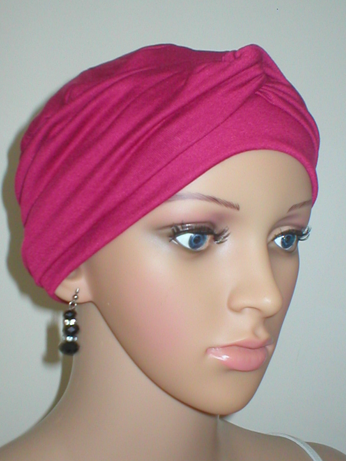 Soft comfortable chemo hat and twist headband - Full coverage chemo headwear - Suzie Cherry