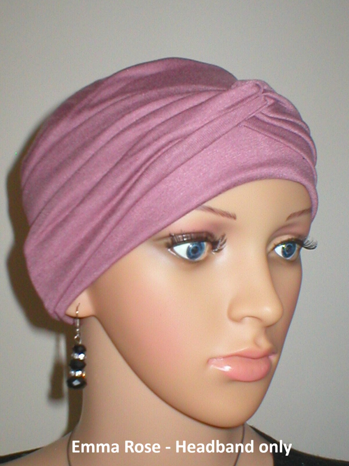 Wide plain twist jersey stretchy headbands - Perfect chemo hat accessories - Emma rose