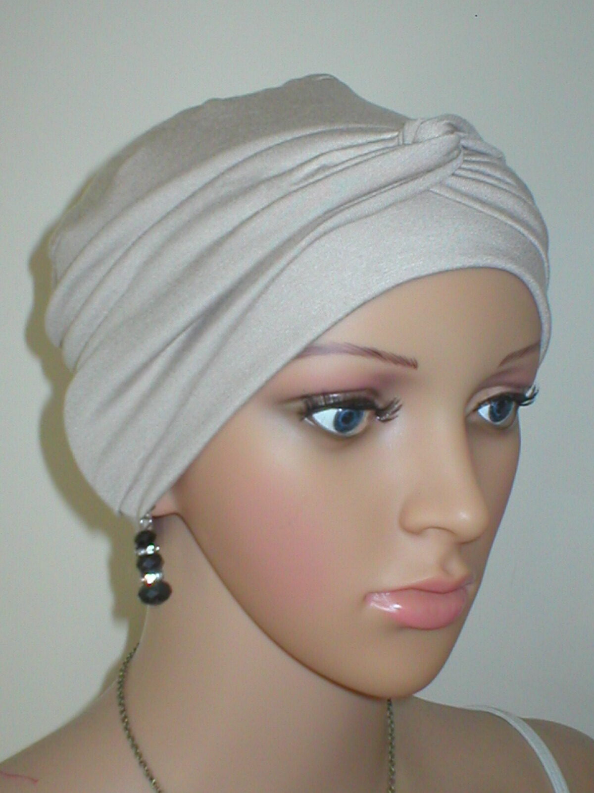 Soft comfortable chemo hat and twist headband - Full coverage chemo headwear - Suzie stone